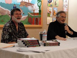 Kevin E. McDonald and Author, Chuck Tatum at a Stockton Public Library booksigning